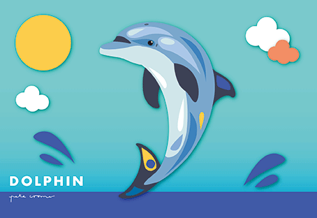Pete Cromer 3D Postcard - Dolphin